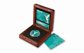 2024 Mexico Libertad Space Green Holograph 1oz Silver Colorized Coin