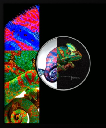 2023 Chameleon – Eclectic Nature 1oz Silver Proof Coin