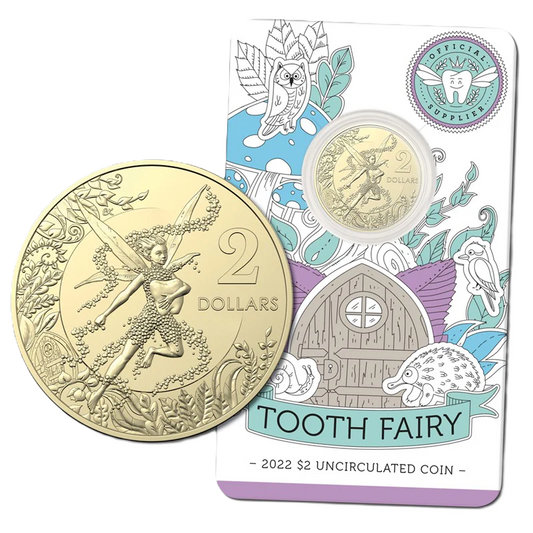2022 Royal Australian Mint Tooth Fairy Unc Coin on Card