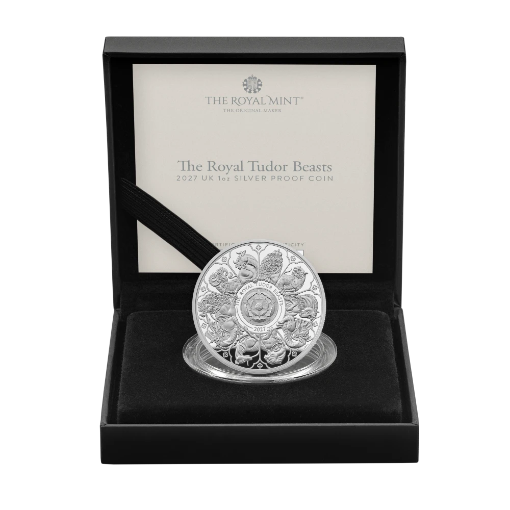 2027 Royal Mint Tudor Beasts The Completer 1oz Silver Proof Coin
