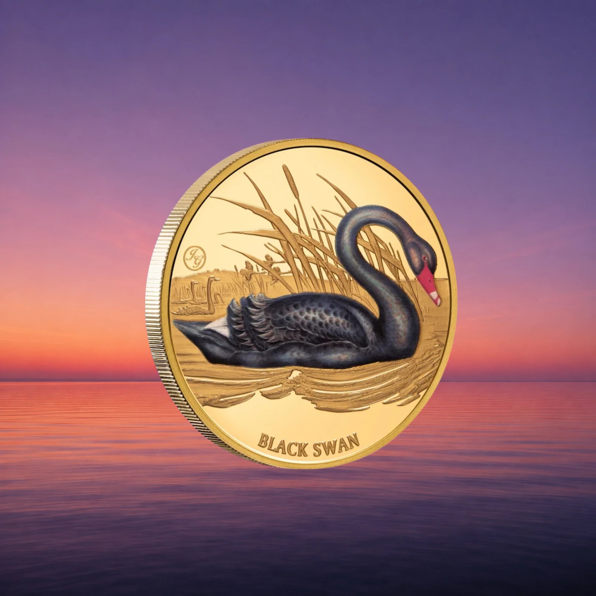 2026 Niue Black Swan 1oz Gold Proof Coin