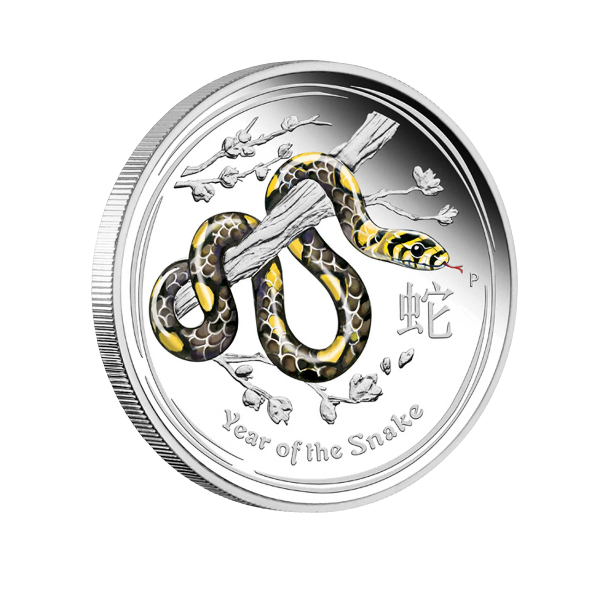 2013 Perth mint Lunar Snake 1oz Silver Proof Coloured Coin