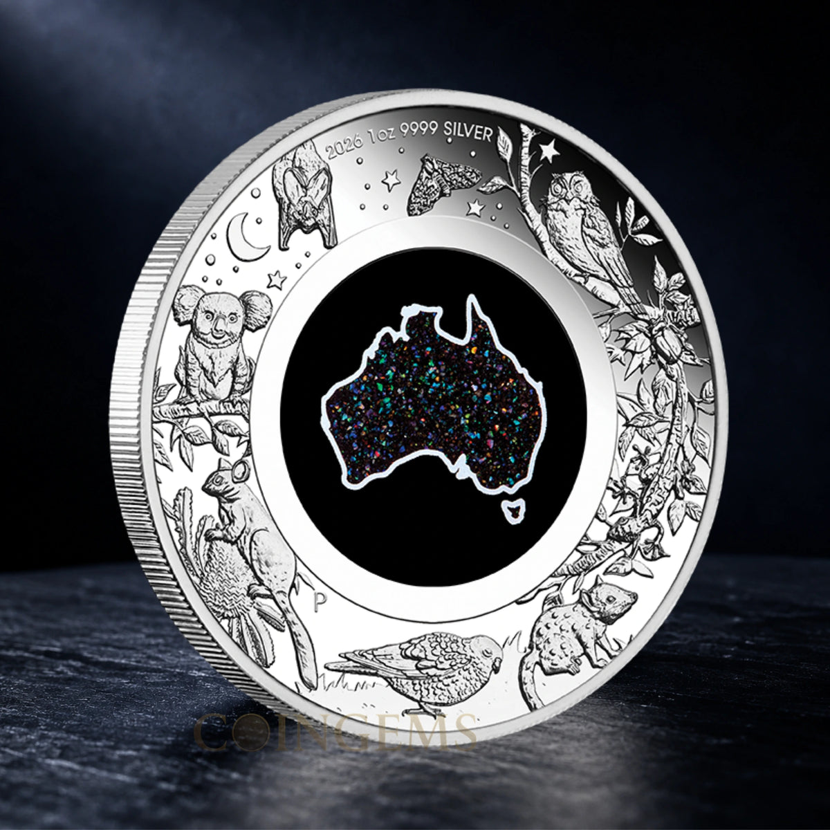 2026 Perth Mint Great Southern Land 1oz Silver Proof Opal Coin