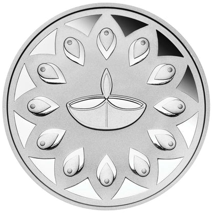 2020 Perth Mint Happy Diwali 1oz Silver Gilded Medallion