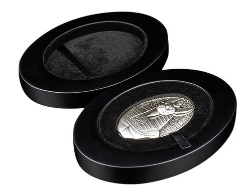 2024 Djibouti Anubis Lord of the Sacred Land Bust Series 3oz Silver Antique coin