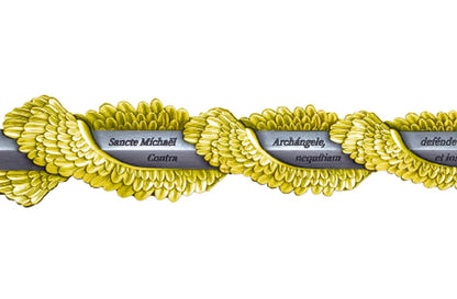 2024 Sword of Saint Michael 2.5oz Silver Antiqued Gold Gilded Medal