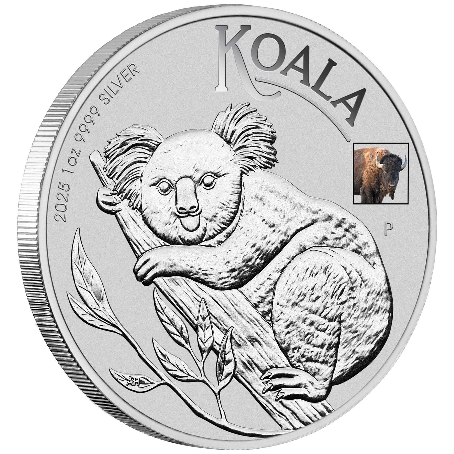 2025 Perth Mint Koala 1oz Silver Coin with Bison Privy Mark