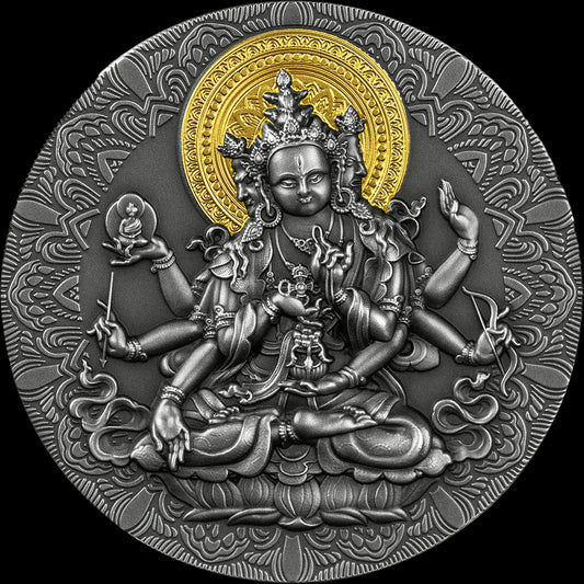 2020 Perth mint Ancient Buddha 2oz Silver Antiqued Coin