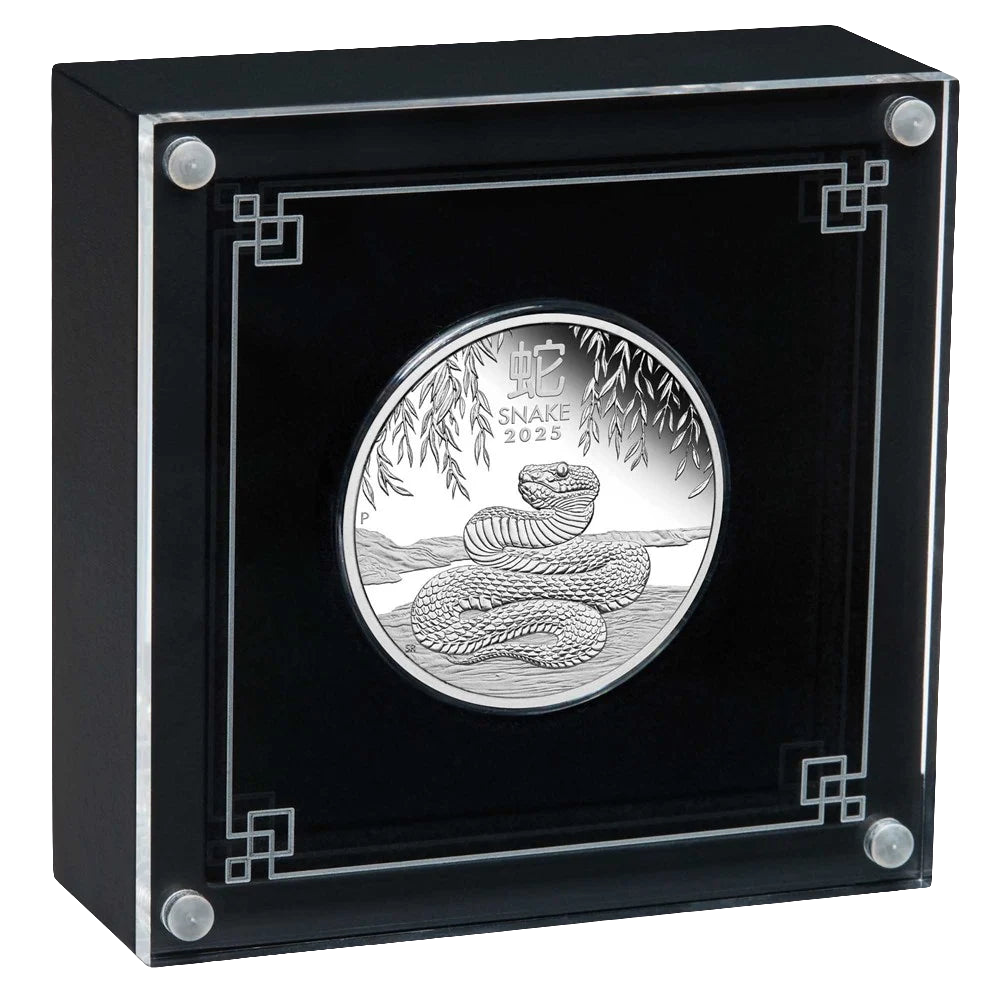 2025 Perth Mint Lunar Series III Year of the Snake 1oz Silver Proof Coin