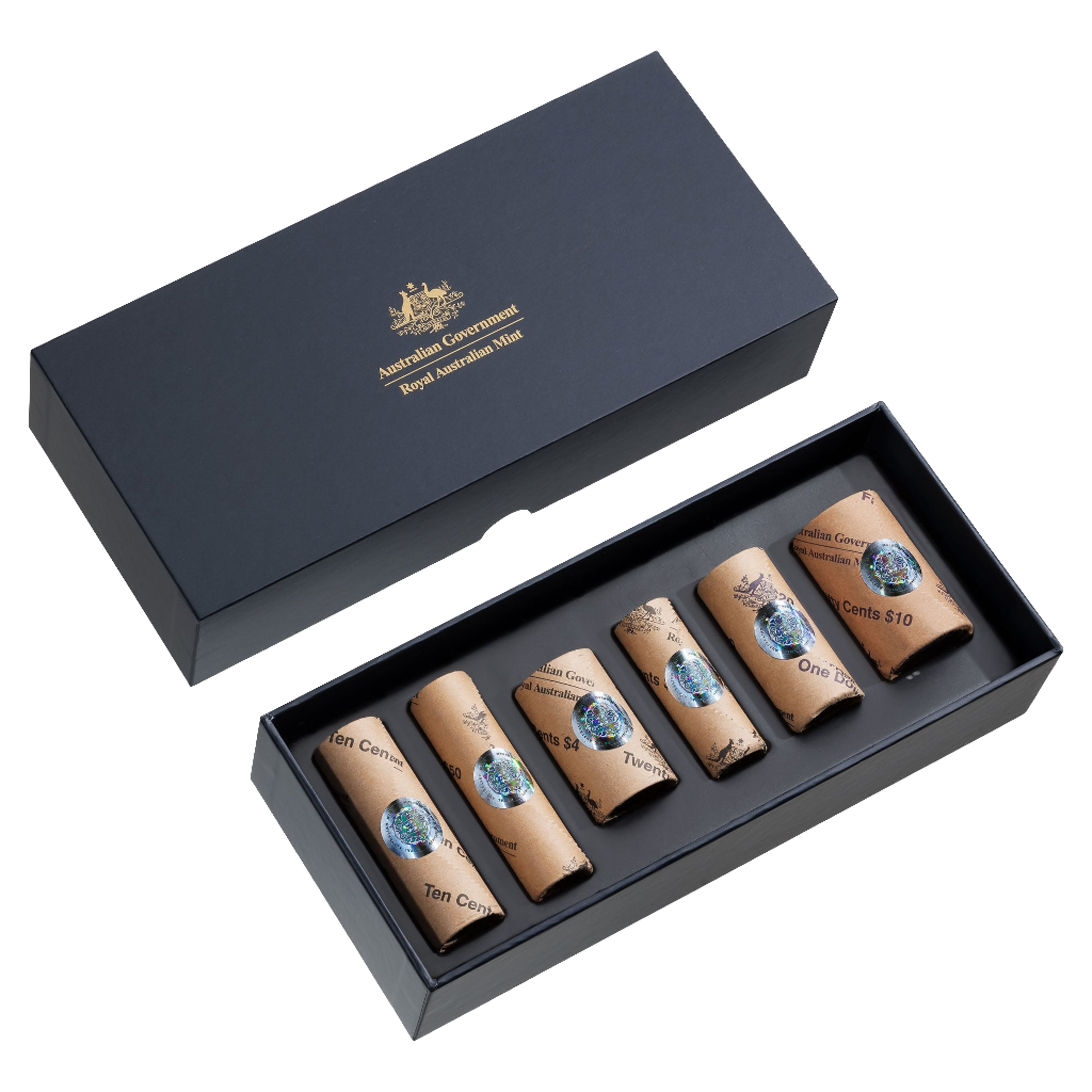 2025 RAM Premium Rolled Coin Set $2 to 5c Factory Rolls
