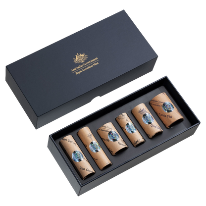 2025 RAM Premium Rolled Coin Set – $2 to 5c Factory Rolls