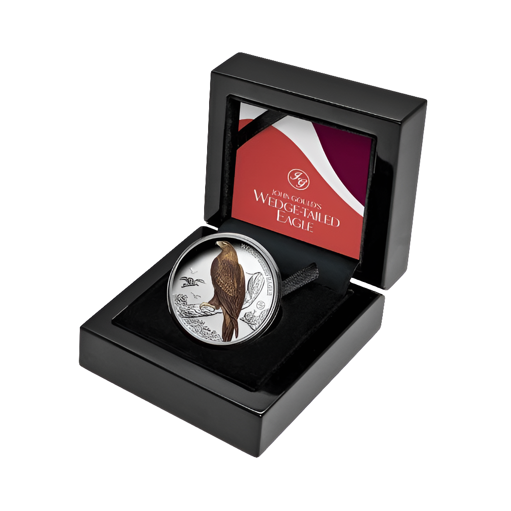 2025 Niue Birds of Australia $1 Wedge-tailed Eagle 1oz Silver Proof Coin