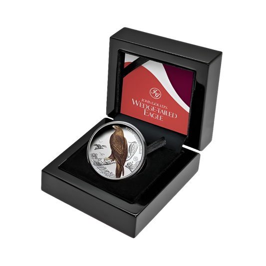 2025 Niue Birds of Australia $1 Wedge-tailed Eagle 1oz Silver Proof Coin