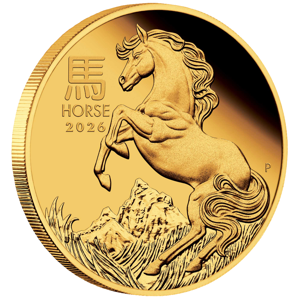 2026 Perth Mint Lunar Horse 1/10oz Gold Proof Coin