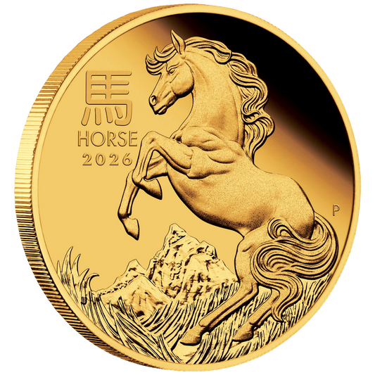 2026 Perth Mint Lunar Horse 1/10oz Gold Proof Coin