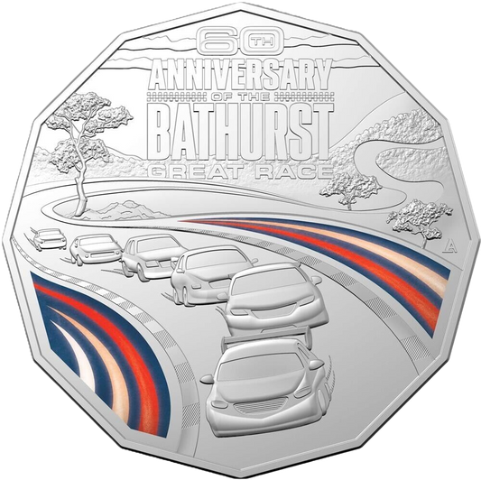 2023 Royal Australian Mint 60th Anniversary of Bathurst Coloured UNC
