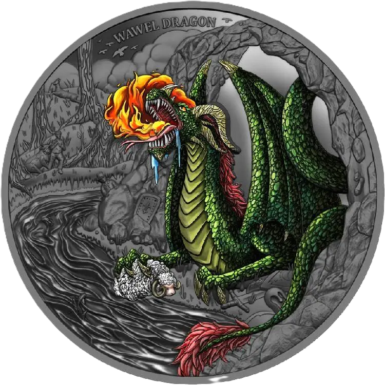 2024 Niue Dragon 2oz Silver High Relief Coin