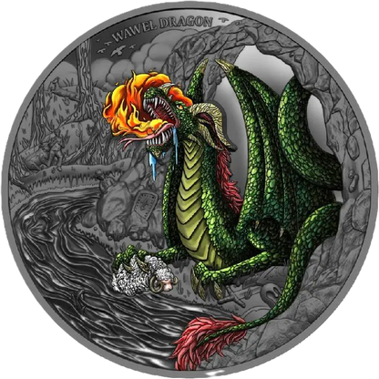 2024 Niue Dragon 2oz Silver High Relief Coin