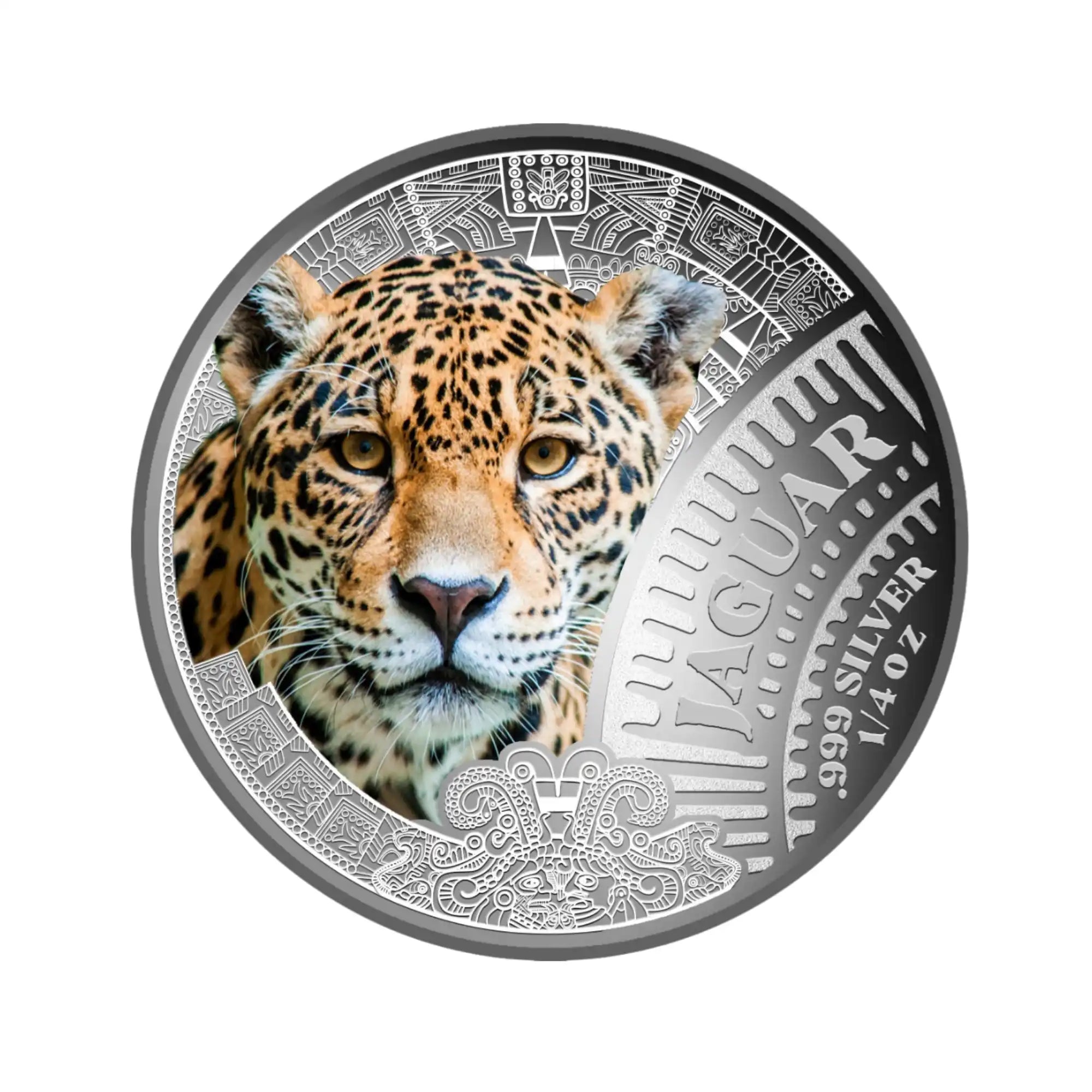 2026 Cameroon Mexican Jaguar 1/4oz Silver Coloured Coin