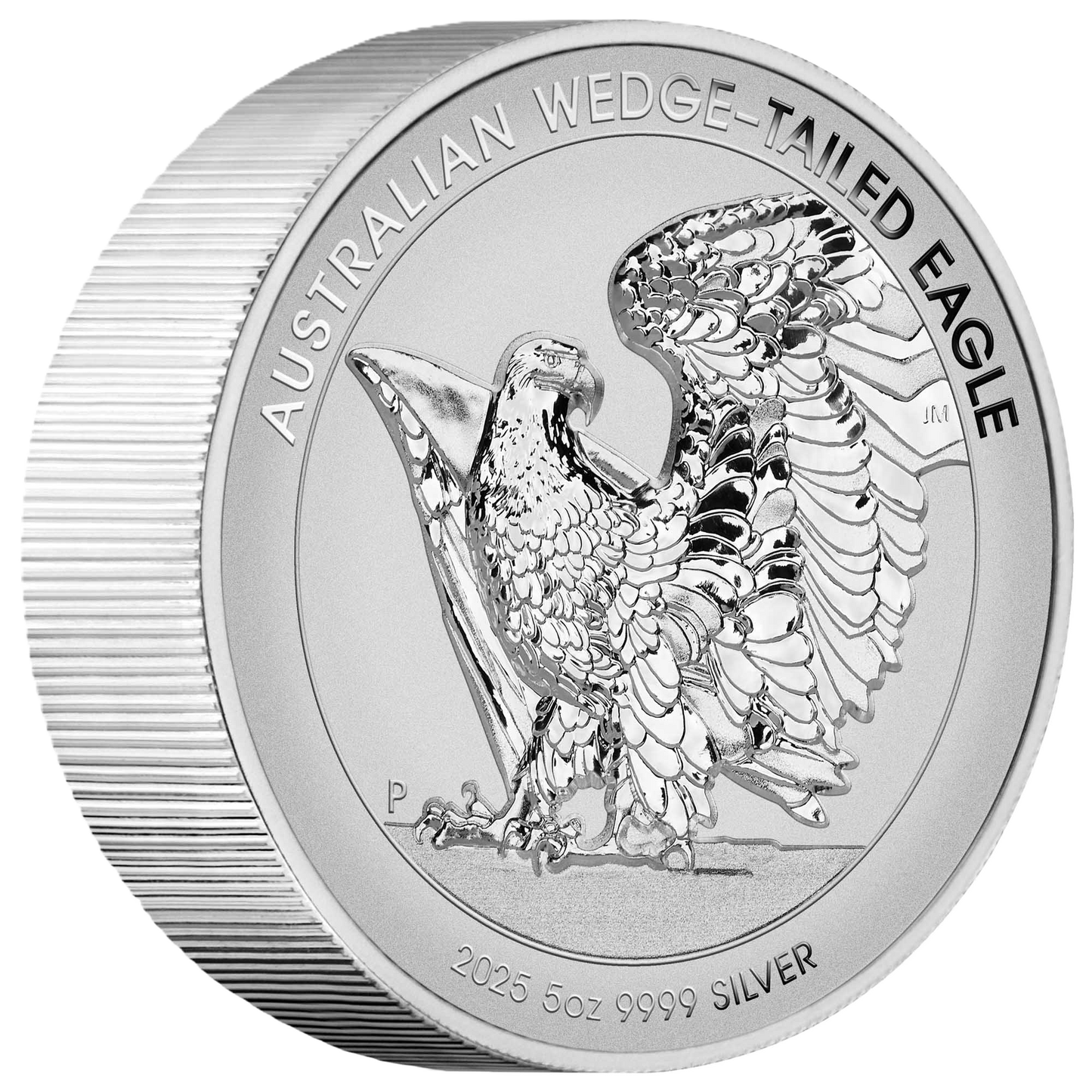 2025 Perth Mint Australian Wedge-tailed Eagle 5oz Silver Reverse Coin