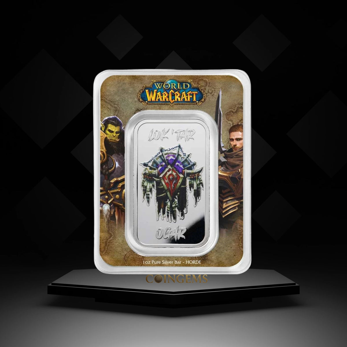 2026 PAMP World of Warcraft Horde 1oz Silver Proof Bar