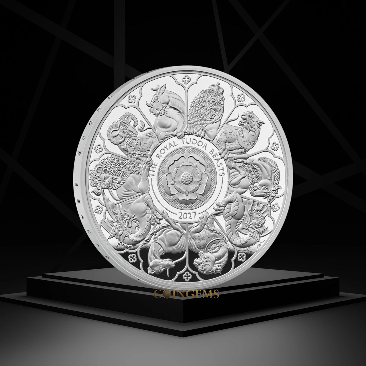 2027 Royal Mint Tudor Beasts The Completer 1oz Silver Proof Coin