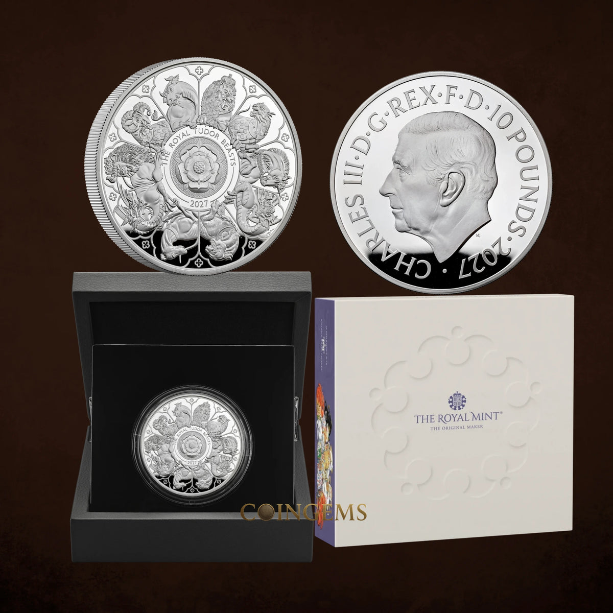 2027 Royal Mint Tudor Beasts The Completer 5oz Silver Proof Coin