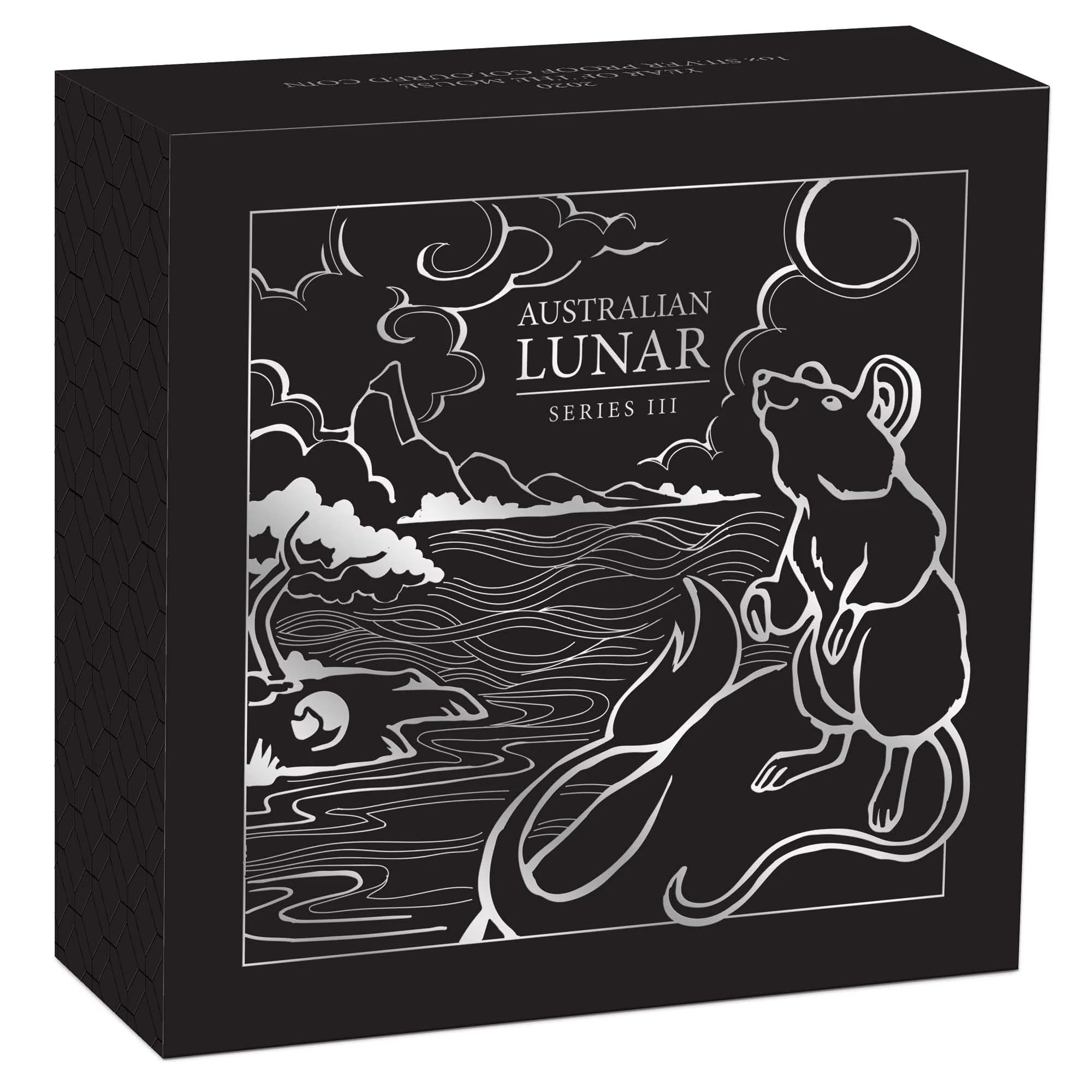 2020 Perth Mint Lunar Year Mouse 1oz Silver Proof Coloured Coin