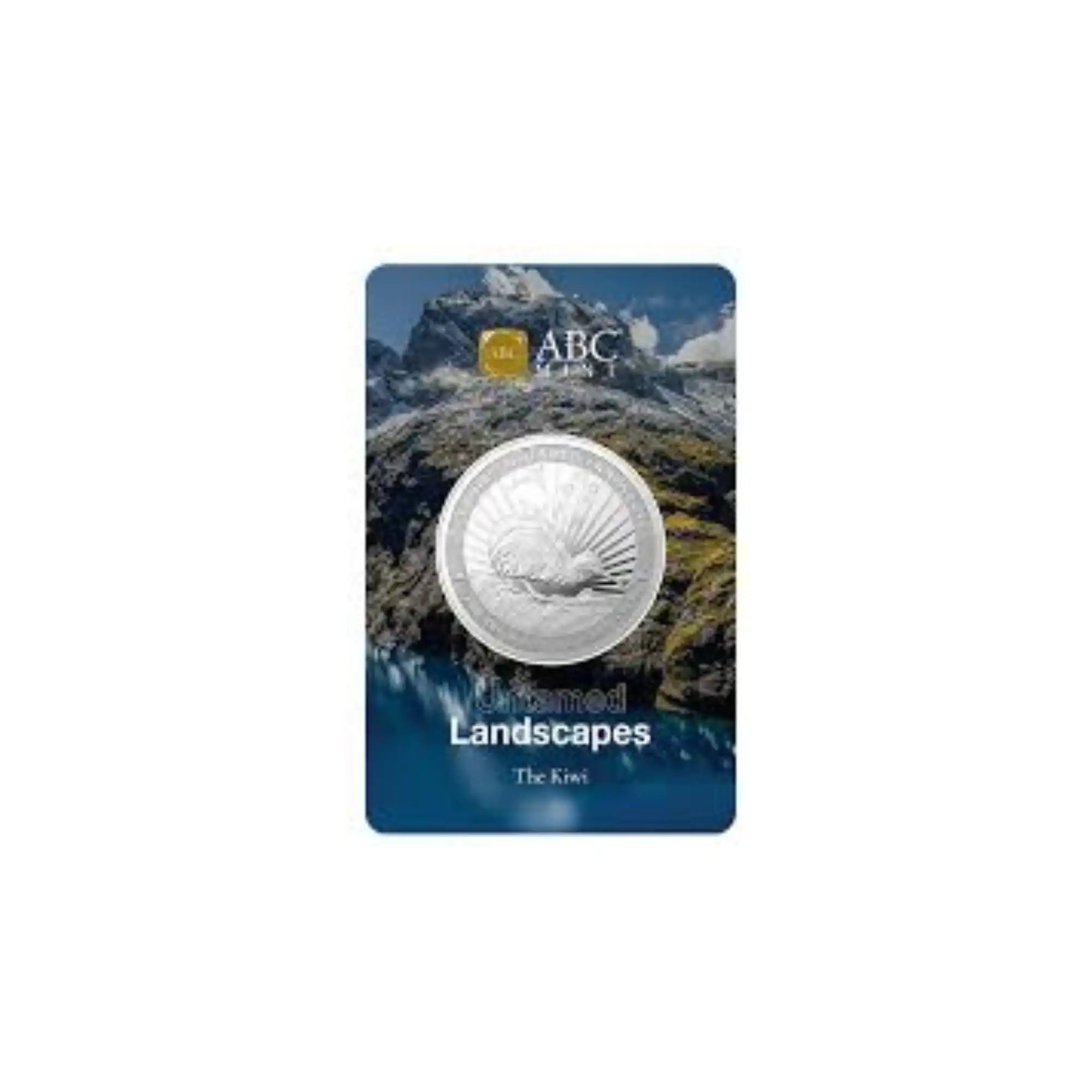 2024 ABC Untamed Landscapes Kiwi 1oz Silver Bu Coin ibn Blister Pack