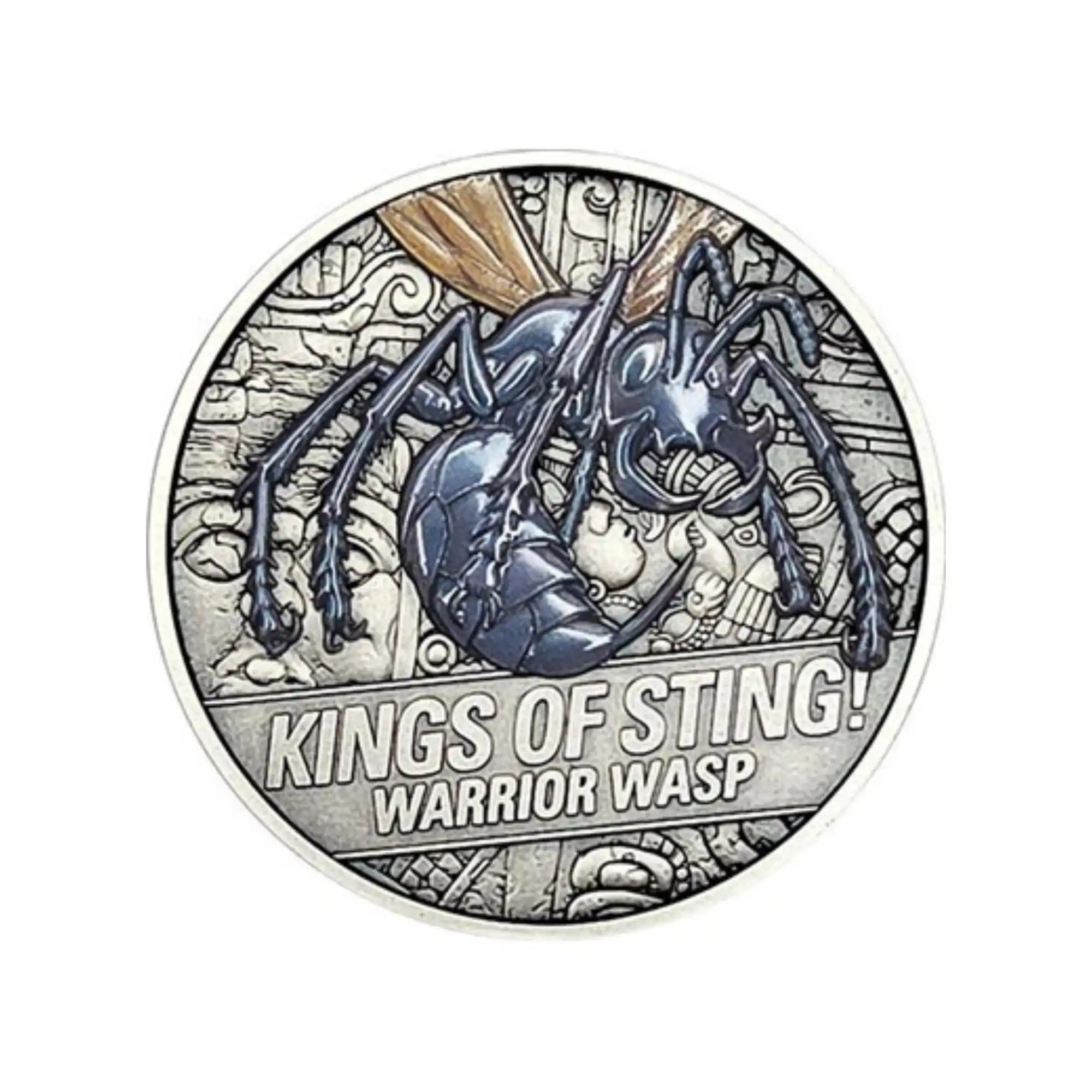2026 Niue Kings of Sting Warrior Wasp 1oz Silver Antiqued Coin