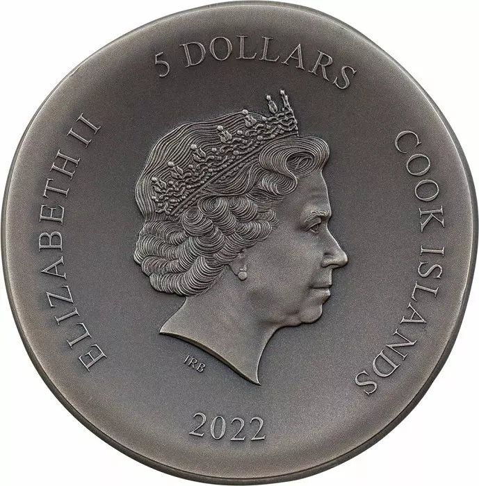 2022 Cook Islands Pegasus 1oz Silver Antique Ultra High Relief Coin