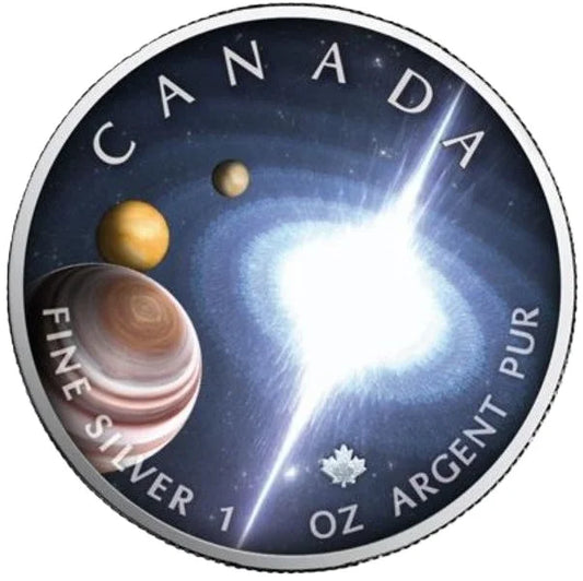 2023 Canada Pulsar The Universe 1oz Silver Maple Leaf Coin