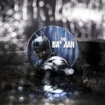 2022 Niue Batman The Dark Knight 2oz Silver Antiqued Coloured Coin