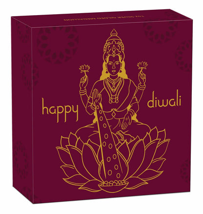 2020 Perth Mint Happy Diwali 1oz Silver Gilded Medallion