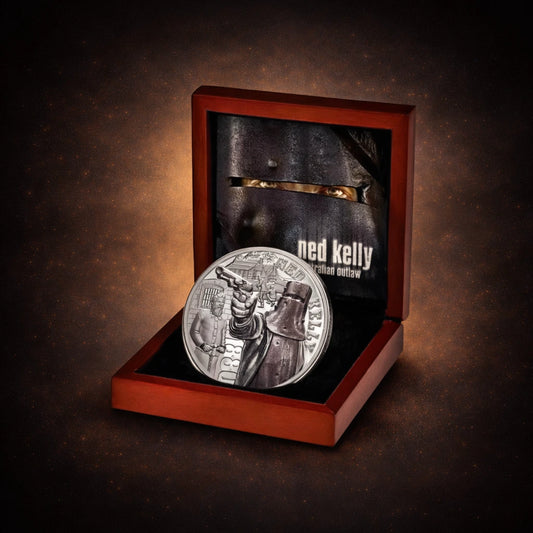 2020 Niue Ned Kelly 2oz Silver Proof Coin