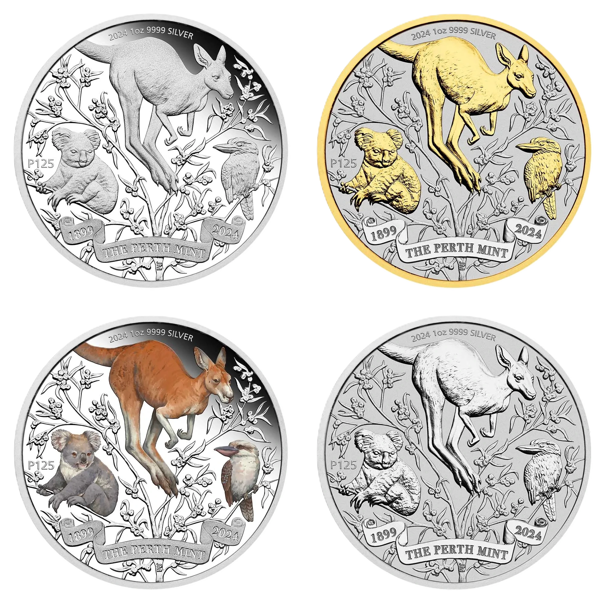 2024 Perth Mint  125th Anniversary 1oz Silver Typeset Collection