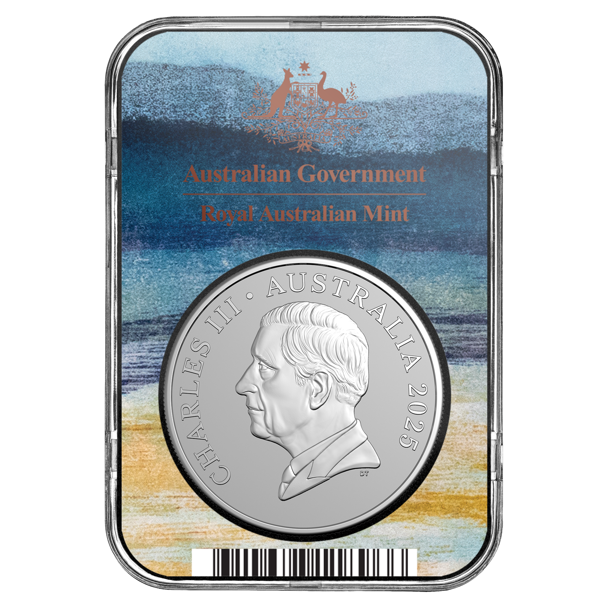 2025 RAM Kangaroo Series Bush Capital 1oz Silver Frosted Unc Coin