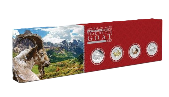 2015 PerthMint Lunar Series II Goat Typeset Collection