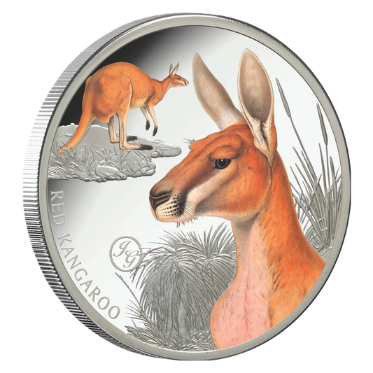 2026 Niue Mammals of Australia Red Kangaroo 1oz Silver Proof Coin