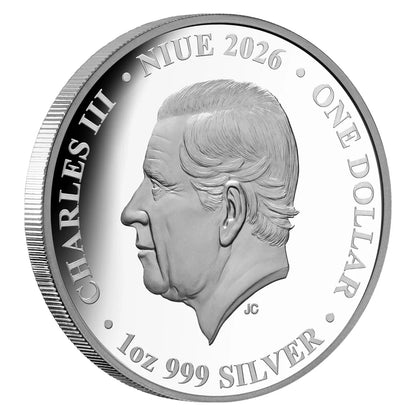 2026 Niue Mammals of Australia Red Kangaroo 1oz Silver Proof Coin