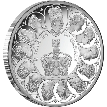 2025 Monarchs of Britain – $1 1oz Silver Proof Coin (Limited Edition of 750)