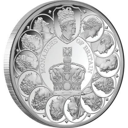 2025 Monarchs of Britain – $1 1oz Silver Proof Coin (Limited Edition of 750)