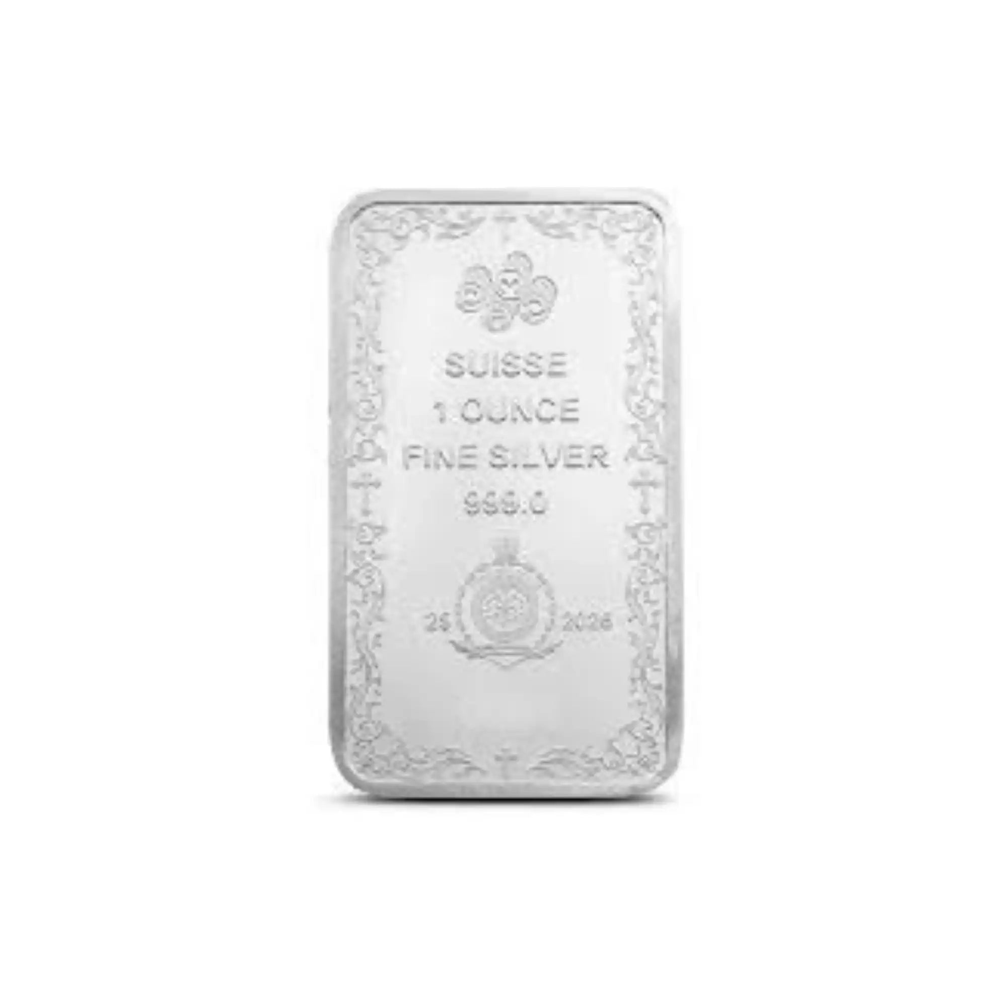 2026 PAMP Suisse Eid Mubarak 1oz Silver Proof-Like Bar