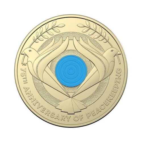 2022 Royal Australian Mint 75th Anniversary of Peace Keeping Coin Mint Roll H/T