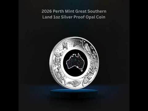 2026 Perth Mint Great Southern Land 1oz Silver Proof Opal Coin