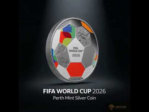 2026 Perth Mint FIFA World Cup 1/2oz Silver Proof Coloured Coin