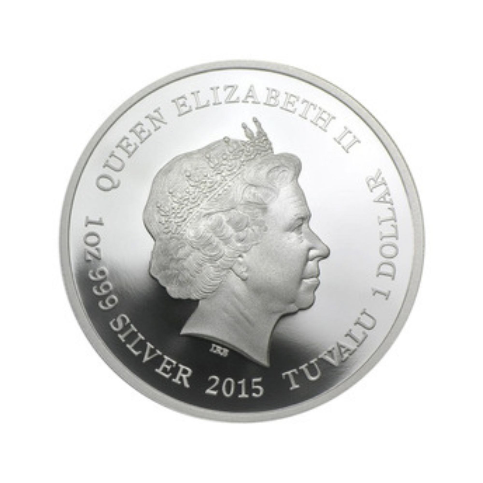 2015 Perth Mint Endangered Mahogany Glider 1oz Silver Coloured Proof Coin