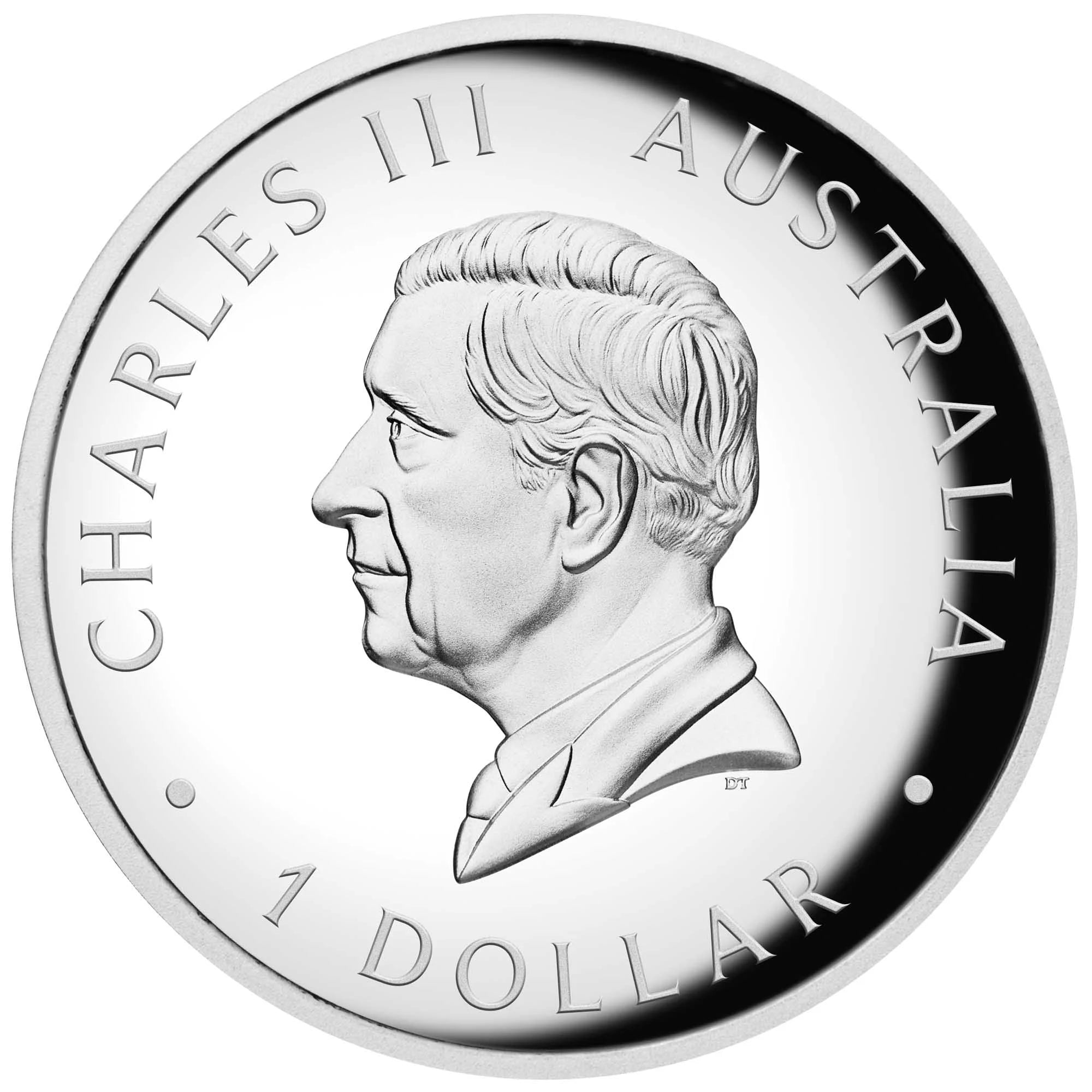 2025 Perth Mint Kangaroo 1oz Silver Proof Coloured High Relief Coin