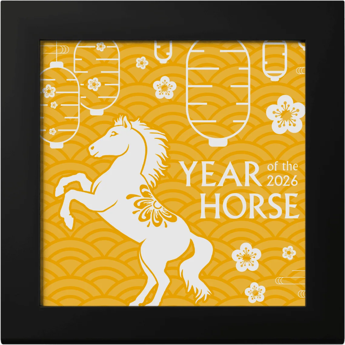 2026 Mongolia Lunar Year  Wild Horse 1oz Gilded Silver Proof Coin - 888 mintage only