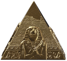 2025 Djibouti Pyramids 6oz of Giza Gilded Edition 3Coin set